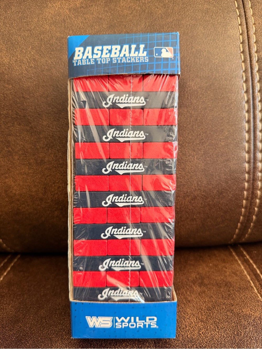 •MLB• Vintage Cleveland Indians (Guardians) Table Top Stacker Game >> NWT